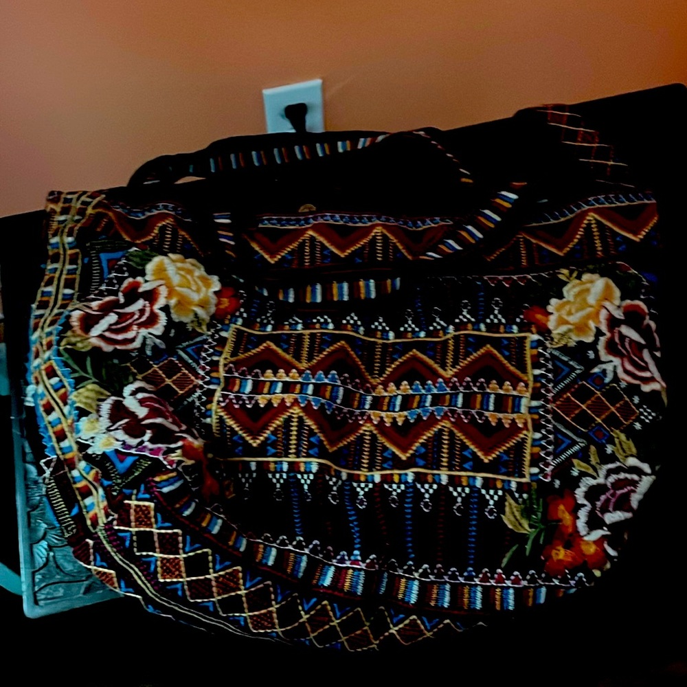 Johnny Was a Marjan velvet tote